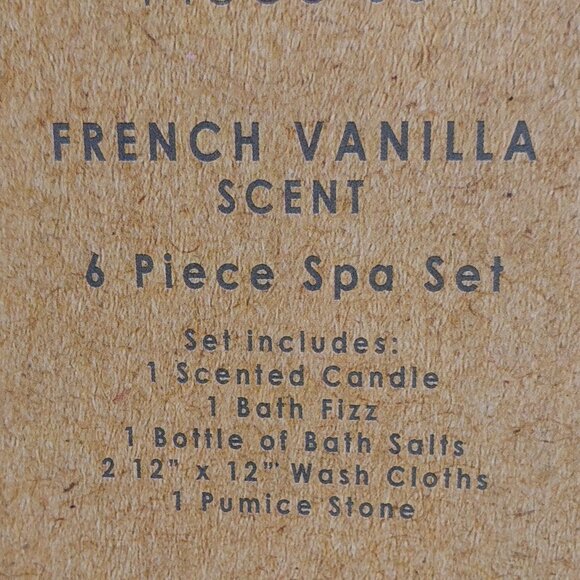 Mistletoe Farms 6 Piece French Vanilla Spa Gift Set New in Box - Picture 5 of 11